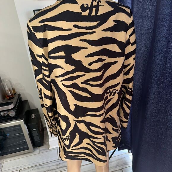 Off-White Zebra Print Blazer - Picture 6 of 8